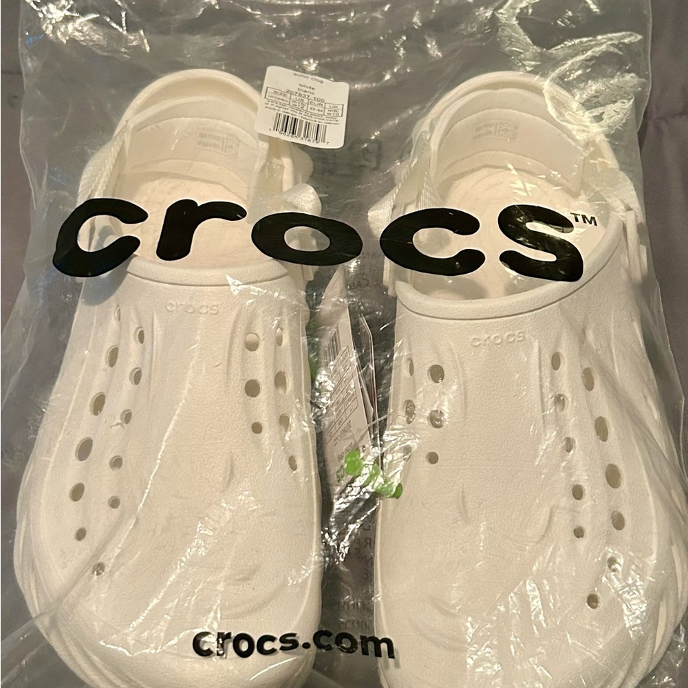 CROCS Classic White Clogs